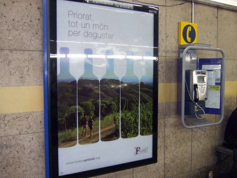 Publicitat Priorat Passeig de Gràcia