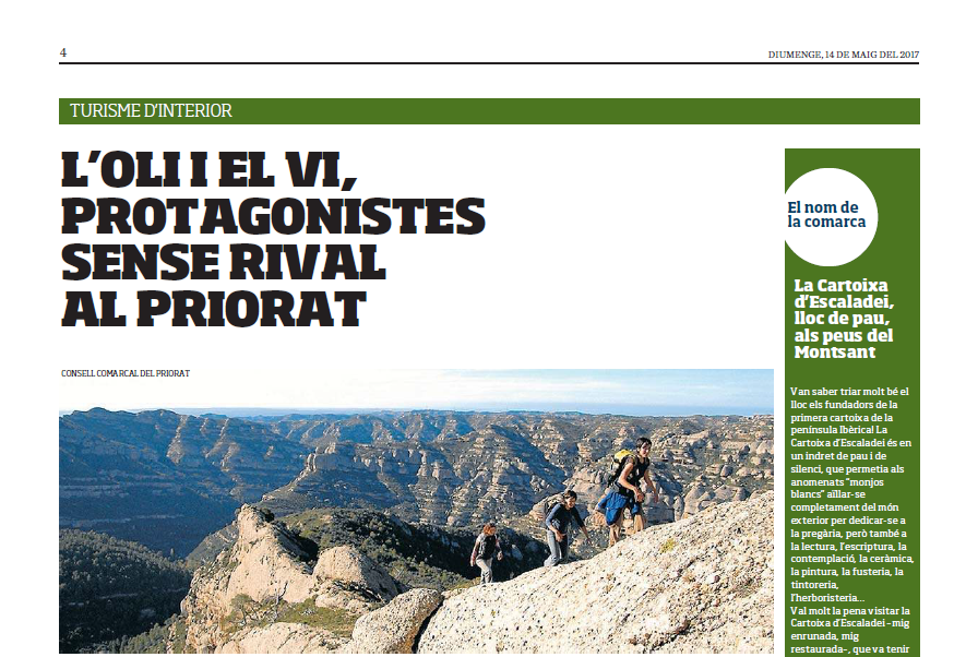 L'oli i el vi, protagonistes sense rival al Priorat