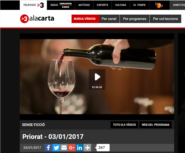 Priorat a Sense Ficció TV3